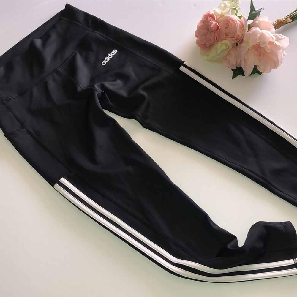 Adidas CLIMALITE Leggings Medium Black Adidas leggings soft smooth Black